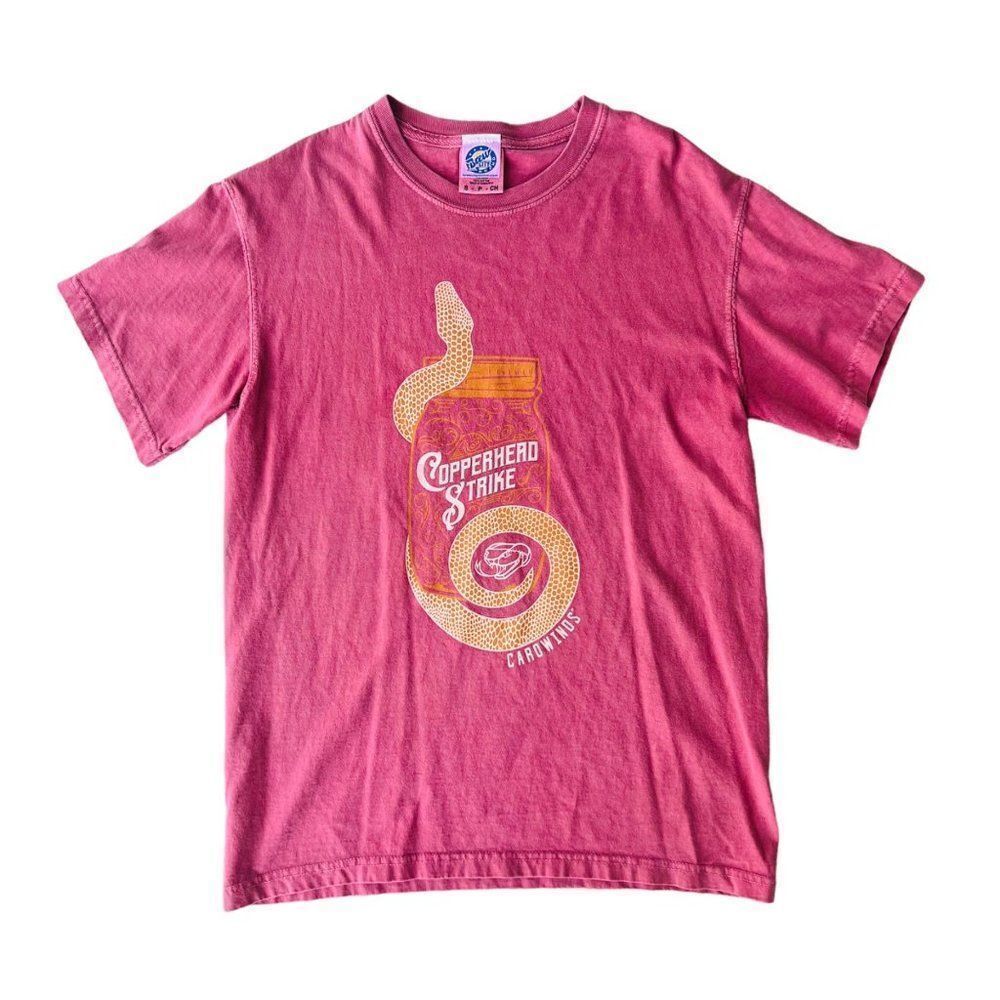 Brew City Carowinds Copperhead Strike Roller Coaster‎ T-Shirt Unisex Small (S)